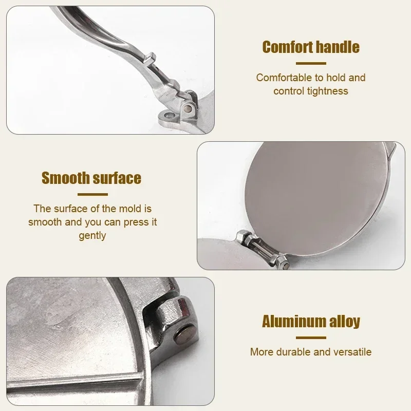 1 PC Tortilla กด 6.3 นิ้ว DIY  - Cast Iron Corn บทวิจารณ์และราคา