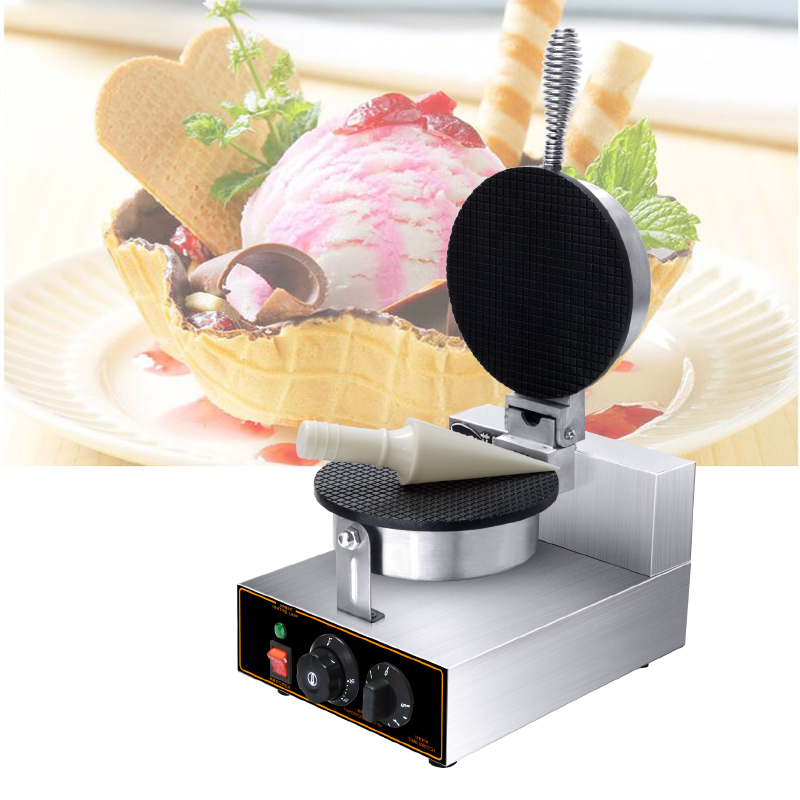 เครื่องทำกรวยไอศกรีมสำหรับใช้ใ - Waffle Cone Maker บทวิจารณ์และราคา