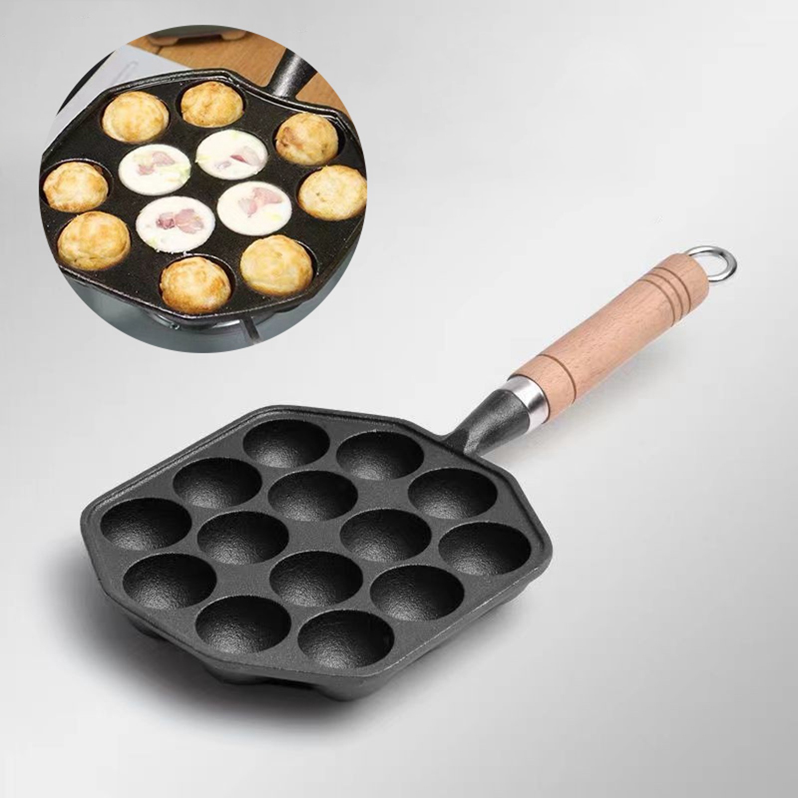 กระทะทาโกะยากิ14รูแบบไม่ติดกระ - Takoyaki Grill Plate บทวิจารณ์และราคา