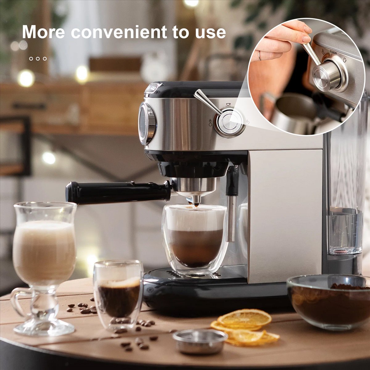 (A25M) คันโยกไอน้ำสำรองสำหรับเ - Breville Espresso Barista Express บทวิจารณ์และราคา