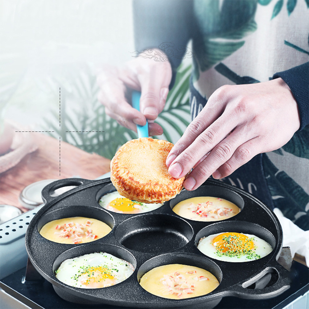 กระทะเหล็กหล่อ 7 หลุม แบบไม่ติ - Cast Iron Corn บทวิจารณ์และราคา