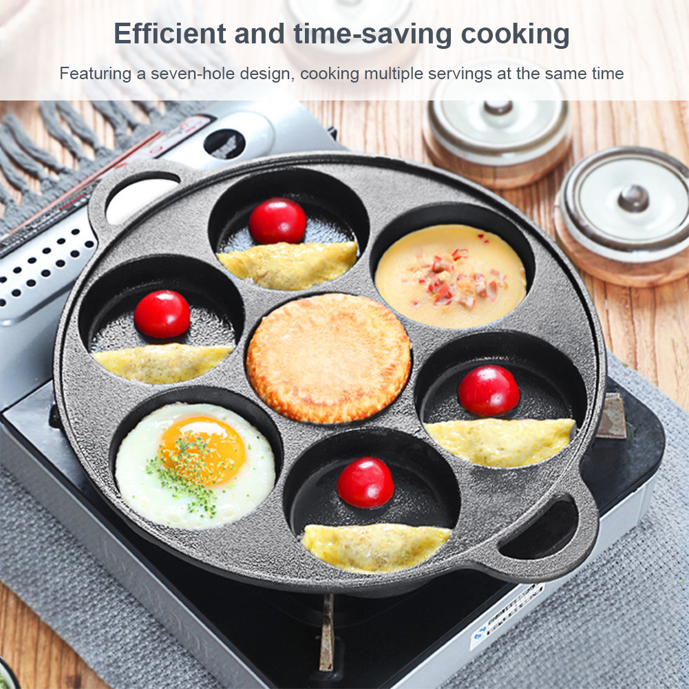 กระทะเหล็กหล่อ 7 หลุม แบบไม่ติ - Cast Iron Corn บทวิจารณ์และราคา