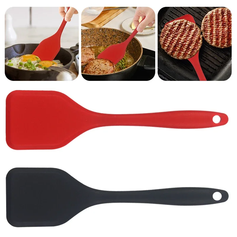 ซิลิโคนทําอาหารรั่วไม้พายหนาแน - Okonomiyaki Spatula บทวิจารณ์และราคา
