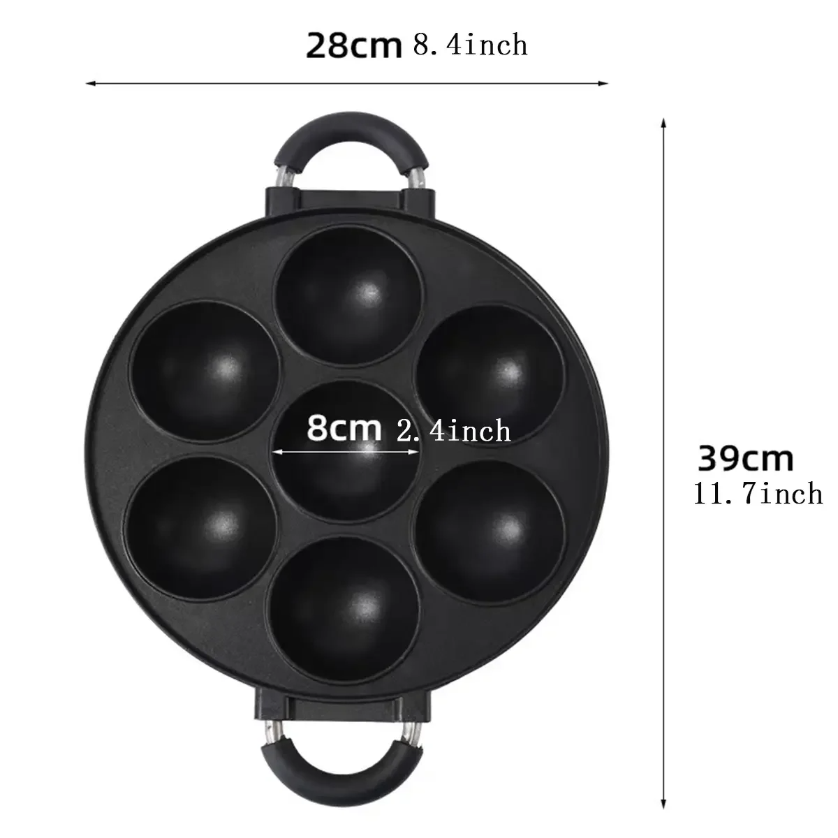 ถาดทำเค้กเหล็กหล่อ7หลุมกระทะทำ - Cast Iron Corn บทวิจารณ์และราคา