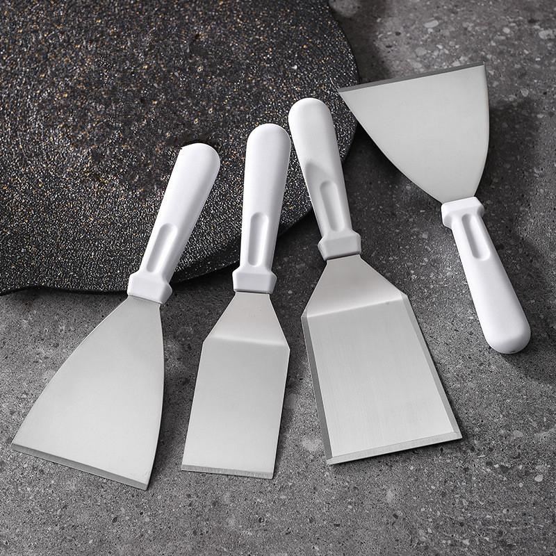 ไม้พายเค้กสแตนเลสพร้อมด้ามจับพ - Okonomiyaki Spatula บทวิจารณ์และราคา