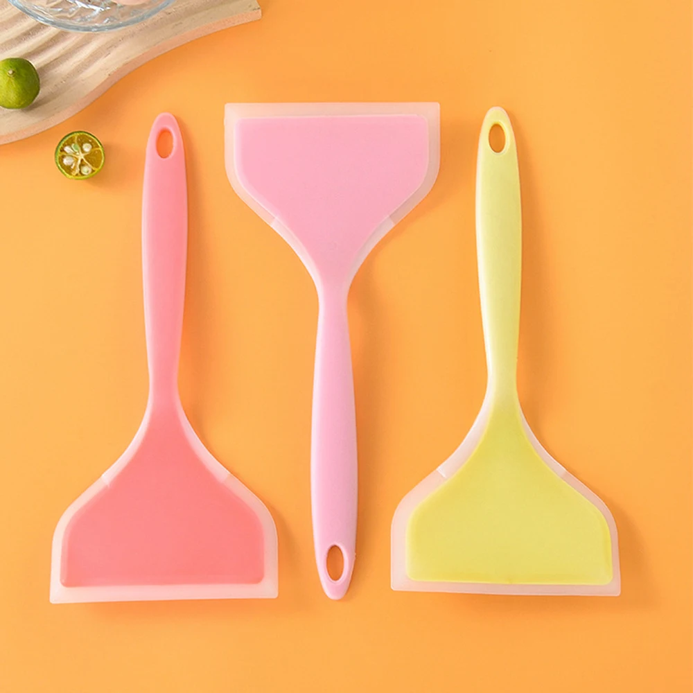 1PC ไม้พายซิลิโคนปากกว้าง Non- - Okonomiyaki Spatula บทวิจารณ์และราคา